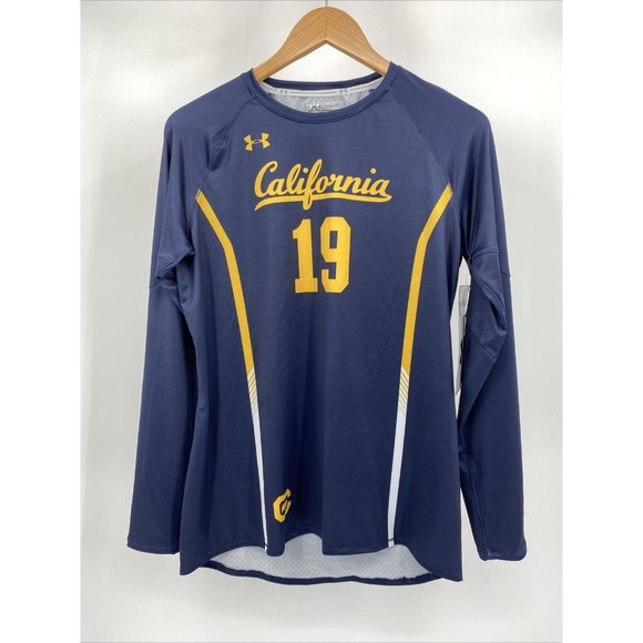 Under Armour Women’s Cal Golden Bears UC Berkeley Volleyball Jersey Medium #19 - Picture 1 of 11